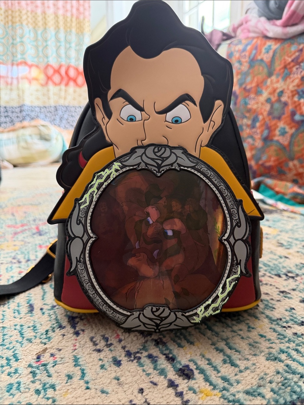 Evil Prince Character Mini Backpack - Black and Red